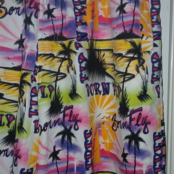 Born Fly  Fly N free print tropical beach swim trunks Sz 2XL NWT - Picture 4 of 9